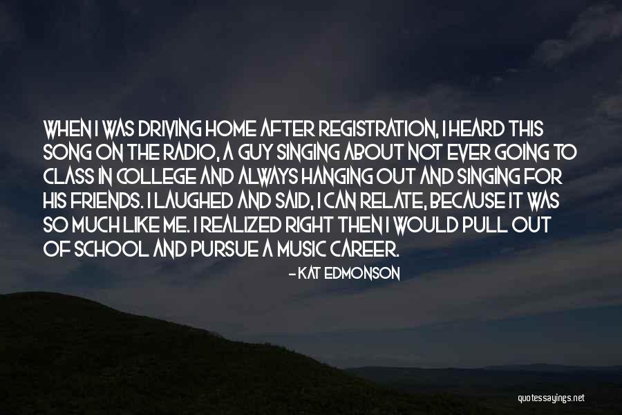 Singing Career Quotes By Kat Edmonson Singing Career Quotes By Kat Edmonson