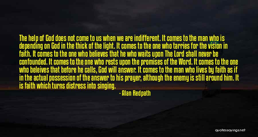 Singing For The Lord Quotes By Alan Redpath