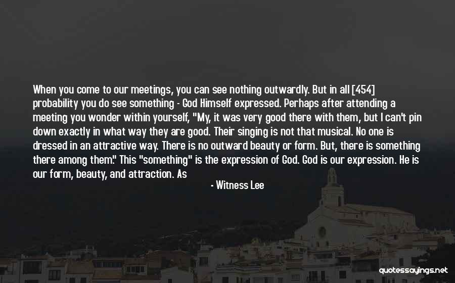 Singing For The Lord Quotes By Witness Lee