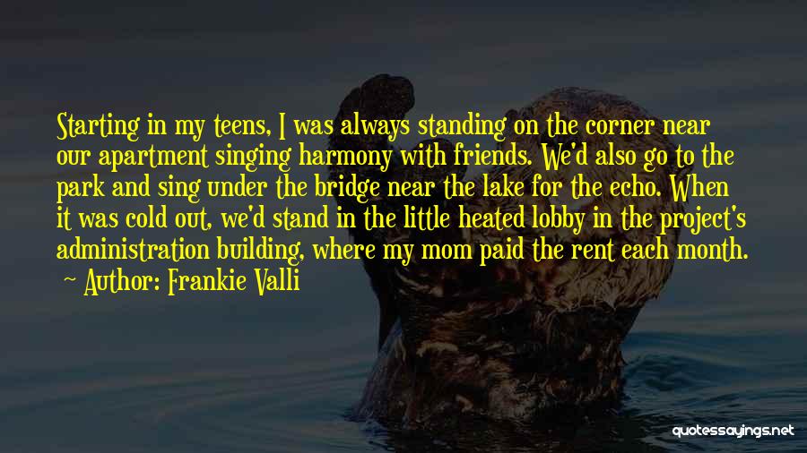 Singing Harmony Quotes By Frankie Valli