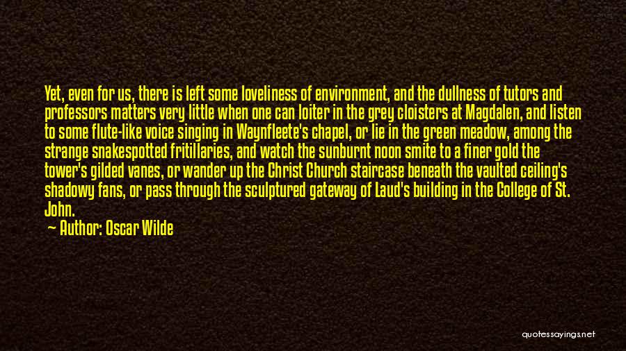 Singing In Church Quotes By Oscar Wilde