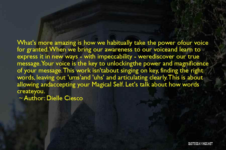 Singing Off Key Quotes By Dielle Ciesco