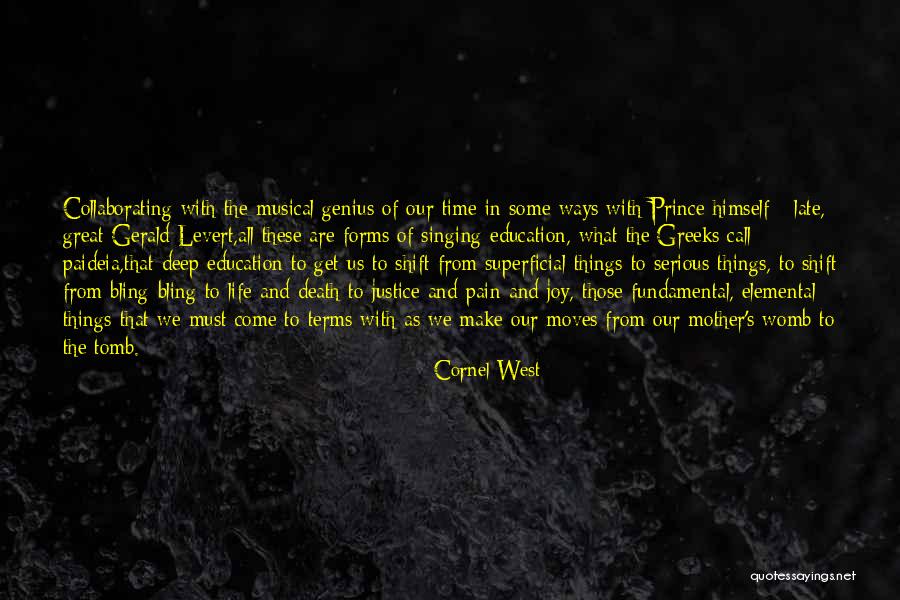 Singing With Joy Quotes By Cornel West Singing With Joy Quotes By Cornel West