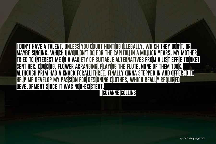 Singing With Passion Quotes By Suzanne Collins Singing With Passion Quotes By Suzanne Collins
