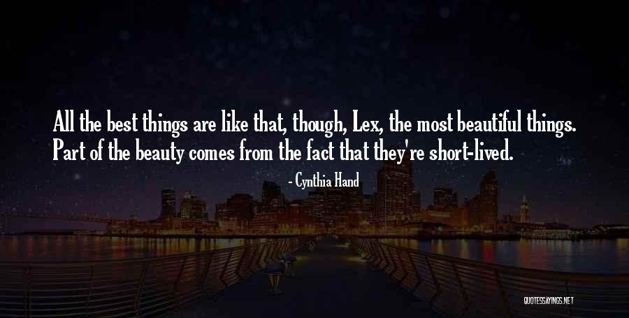 Singisbling Quotes By Cynthia Hand Singisbling Quotes By Cynthia Hand