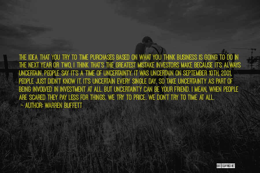Single Because Quotes By Warren Buffett