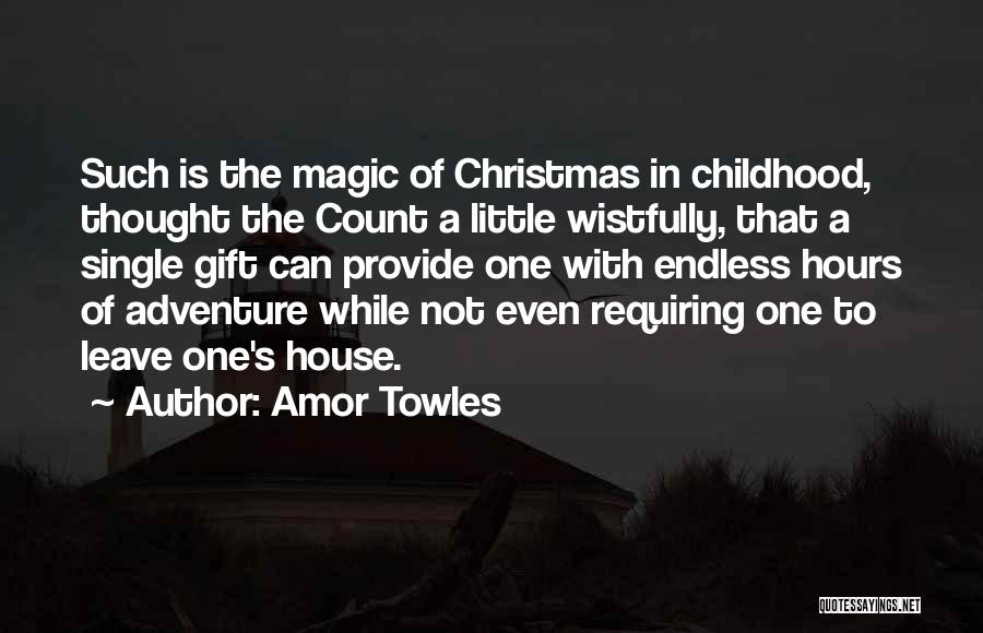 Single Christmas Quotes By Amor Towles