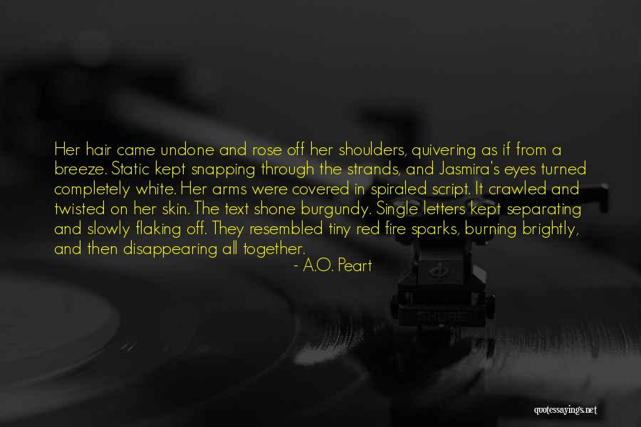 Single Letters Quotes By A.O. Peart Single Letters Quotes By A.O. Peart