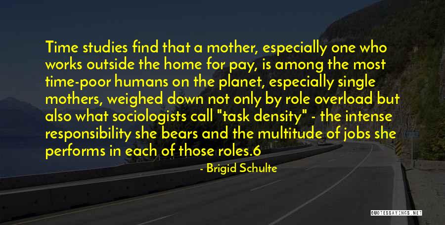 Single Mothers Quotes By Brigid Schulte