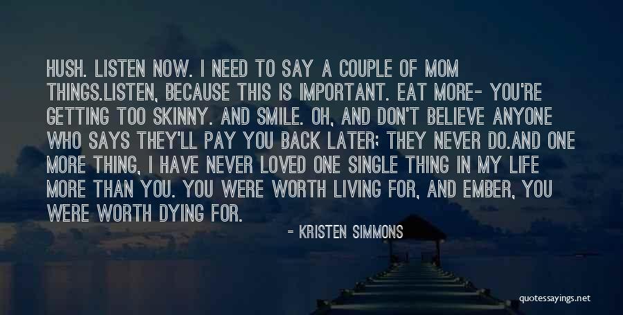 Single Mothers Quotes By Kristen Simmons Single Mothers Quotes By Kristen Simmons