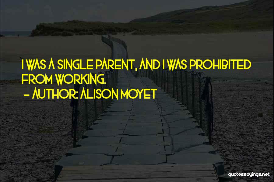 Single Parent Quotes By Alison Moyet