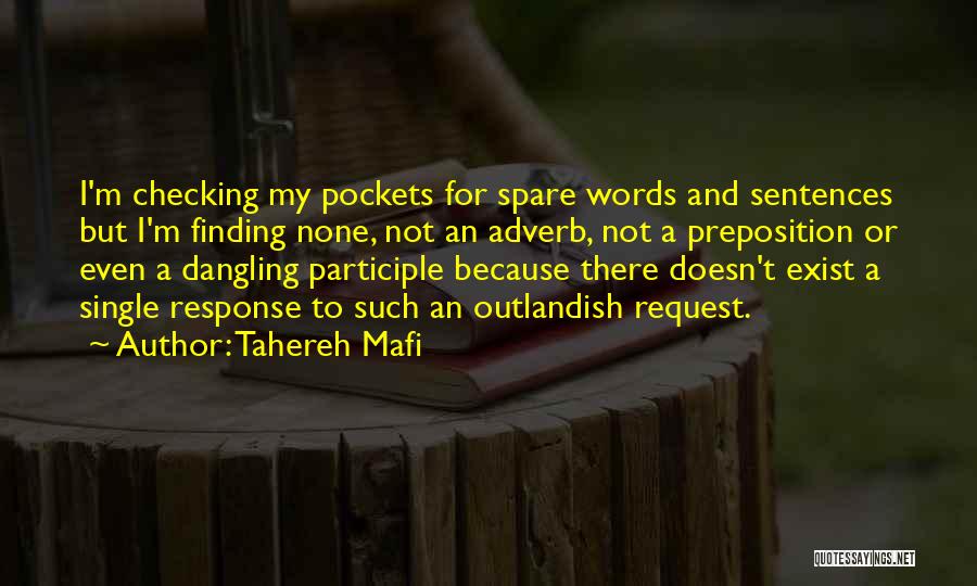 Single Sentences Quotes By Tahereh Mafi