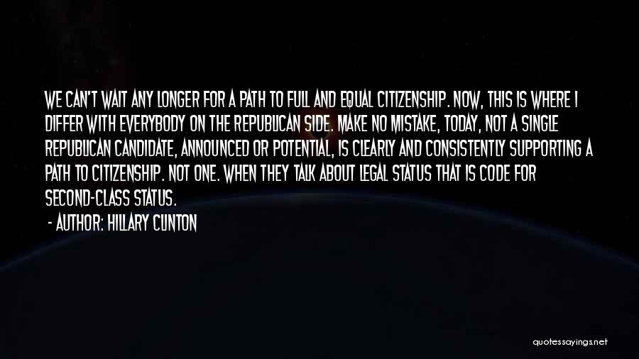 Single Status And Quotes By Hillary Clinton