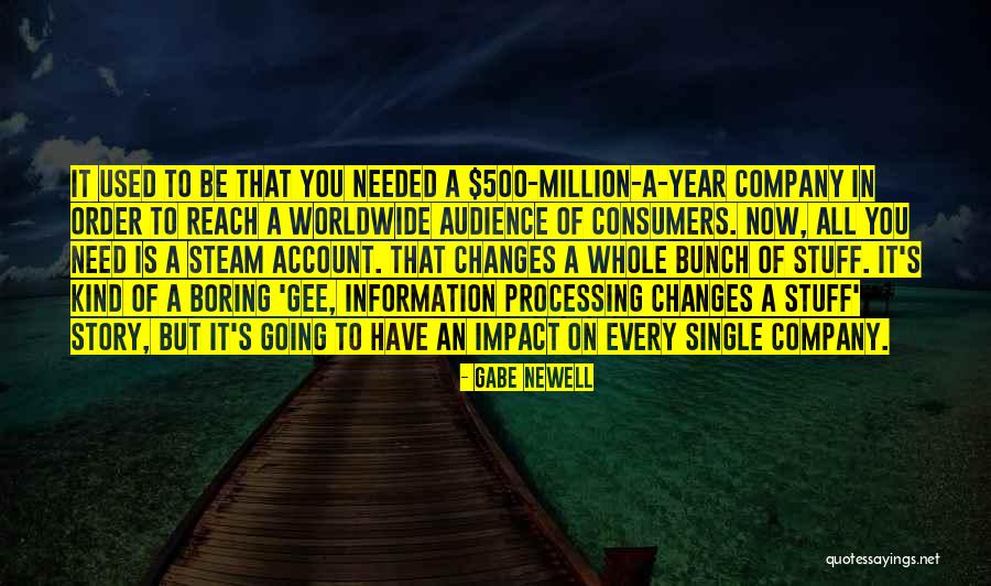 Single Story Quotes By Gabe Newell Single Story Quotes By Gabe Newell