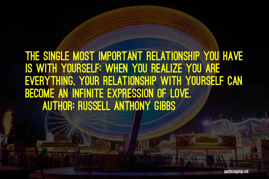 Single Vs Relationship Quotes By Russell Anthony Gibbs