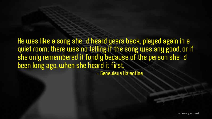 Singletrack World Quotes By Genevieve Valentine Singletrack World Quotes By Genevieve Valentine