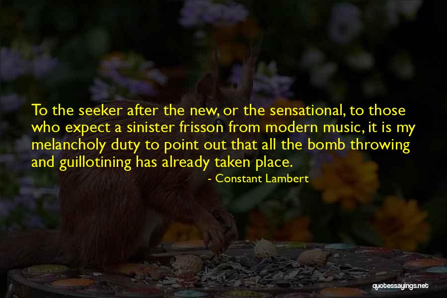 Sinister 2 Quotes By Constant Lambert Sinister 2 Quotes By Constant Lambert