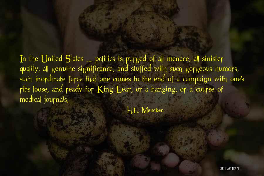 Sinister Quotes By H.L. Mencken