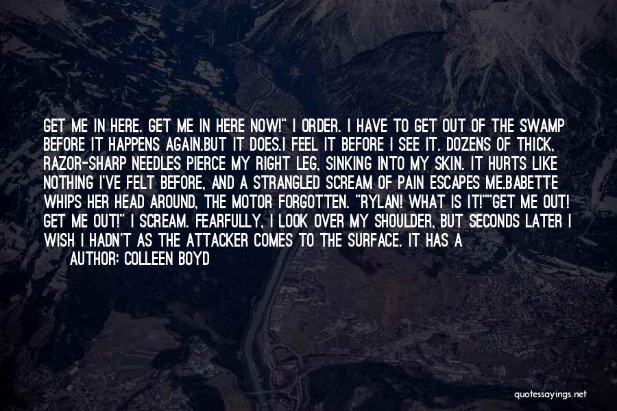 Sinking Boat Quotes By Colleen Boyd