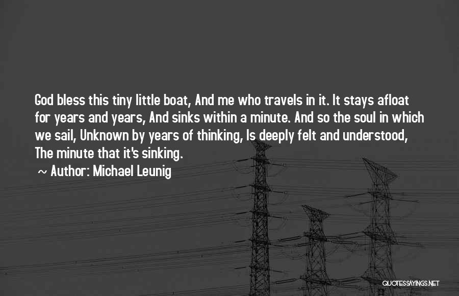 Sinking Boat Quotes By Michael Leunig