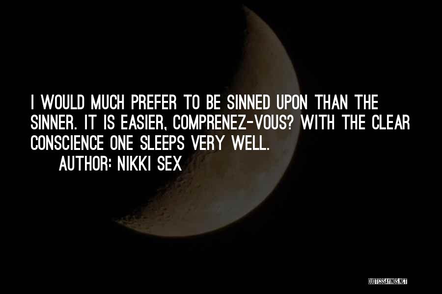 Sinned Quotes By Nikki Sex