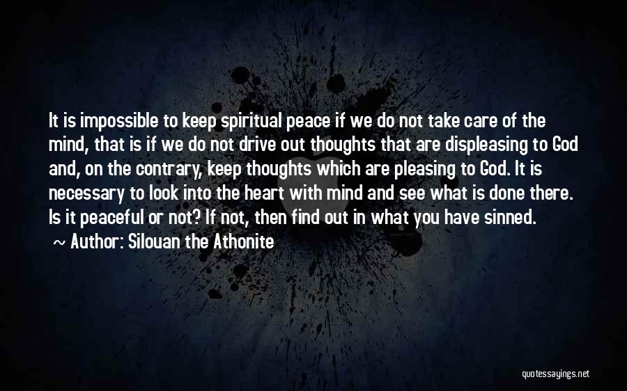 Sinned Quotes By Silouan The Athonite