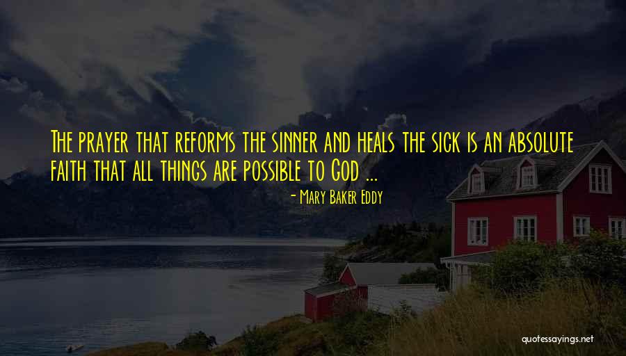 Sinner Quotes By Mary Baker Eddy