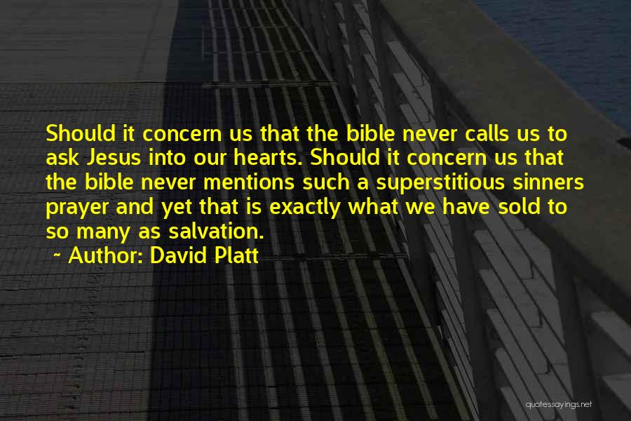 Sinners Bible Quotes By David Platt