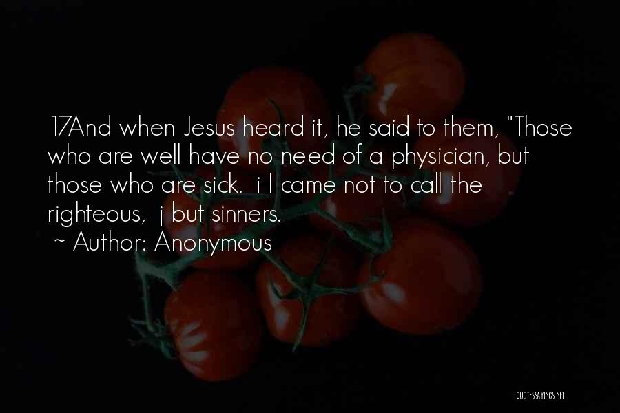 Sinners Quotes By Anonymous