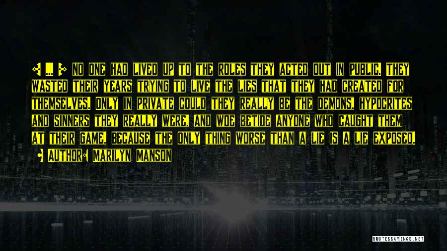 Sinners Quotes By Marilyn Manson