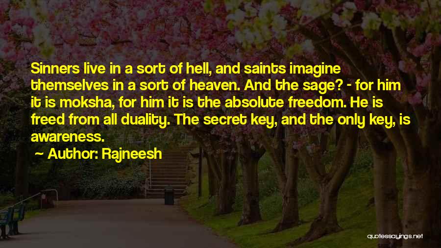 Sinners Quotes By Rajneesh