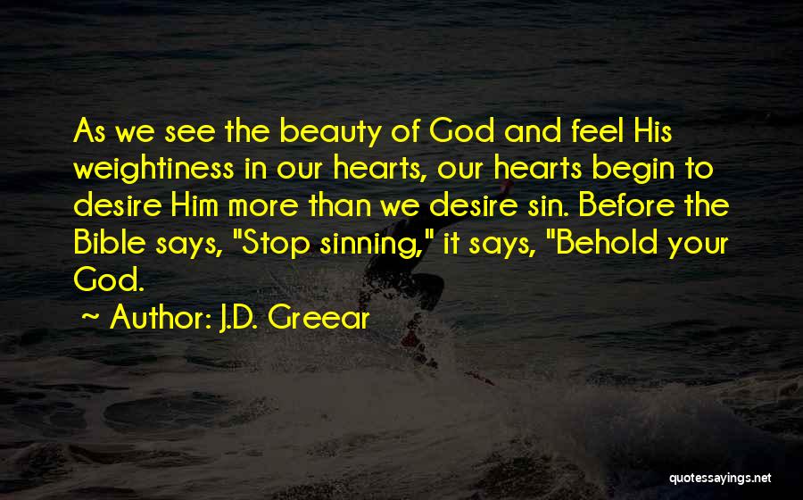 Sinning Quotes By J.D. Greear