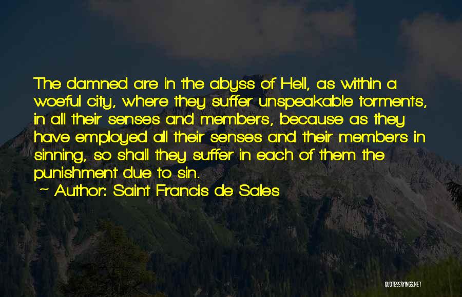 Sinning Quotes By Saint Francis De Sales