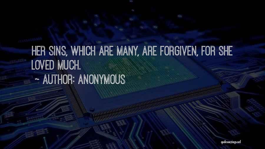 Sins Forgiven Quotes By Anonymous