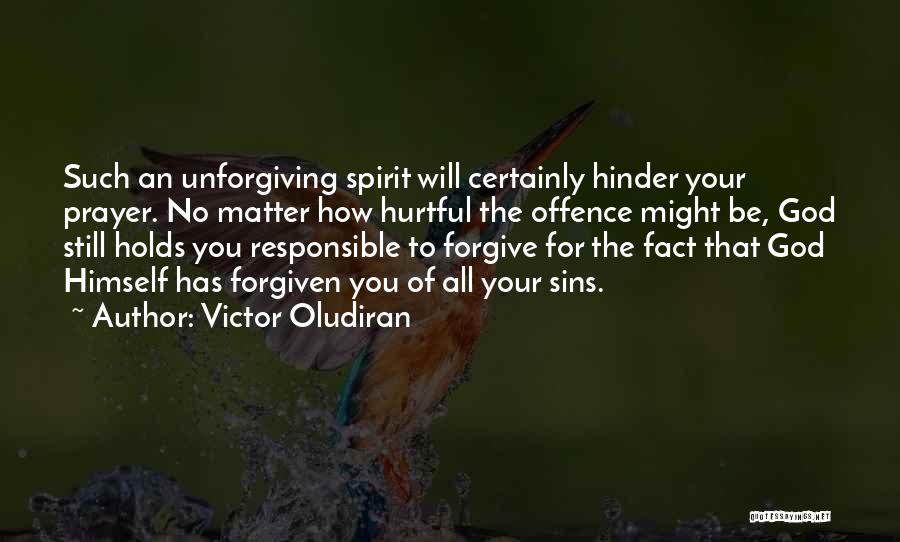 Sins Forgiven Quotes By Victor Oludiran
