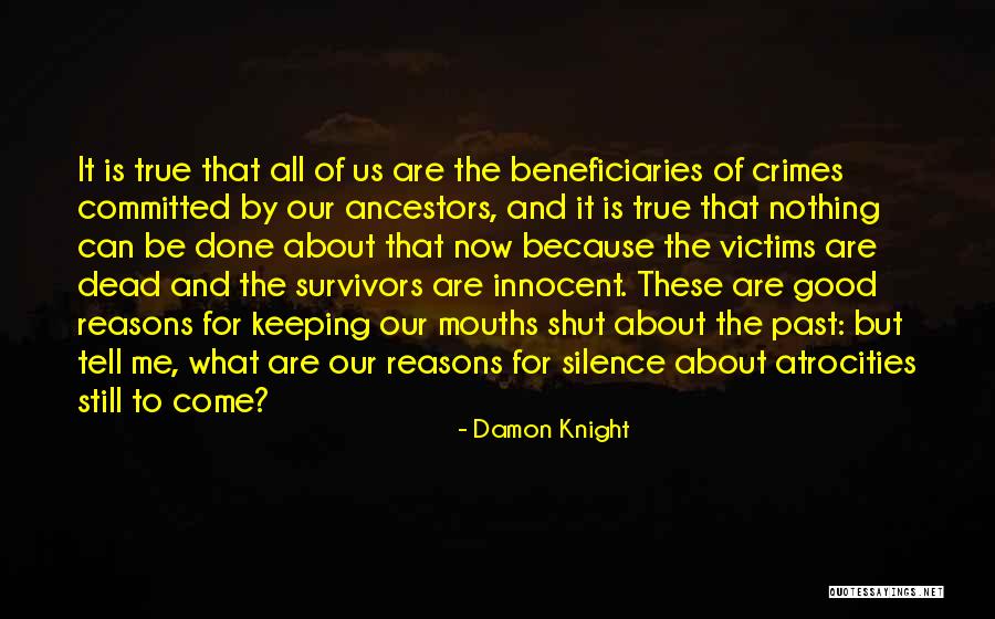 Sins Of The Past Quotes By Damon Knight