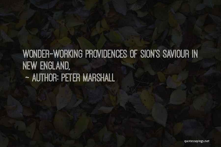 Sion Quotes By Peter Marshall