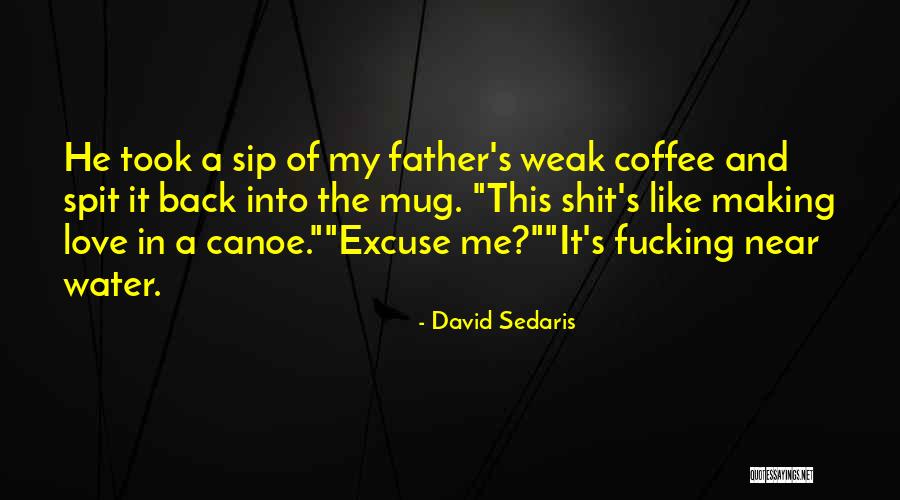 Sip Coffee Quotes By David Sedaris