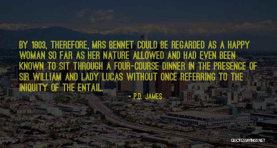 Sir William Lucas Quotes By P.D. James