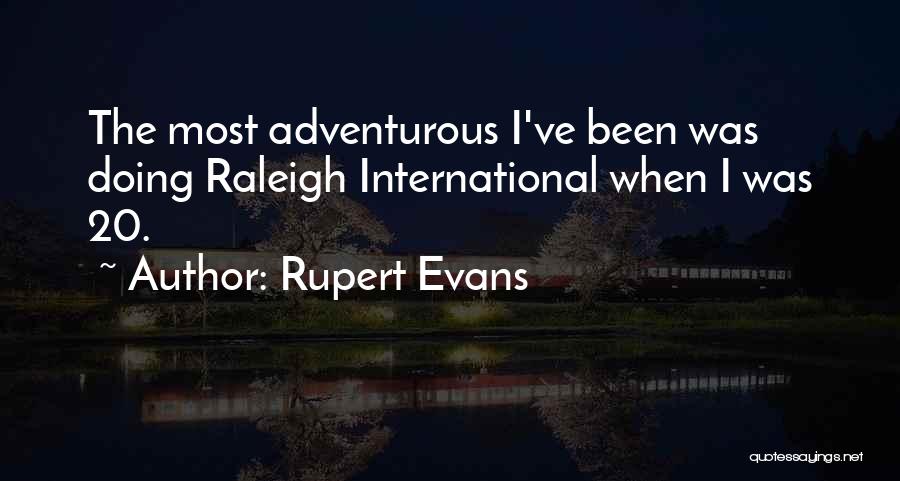 Siricos Restaurant Quotes By Rupert Evans