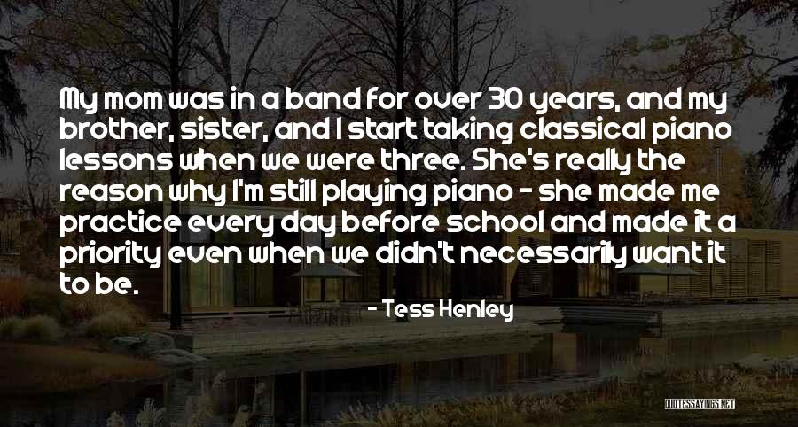 Sister And Brother Quotes By Tess Henley