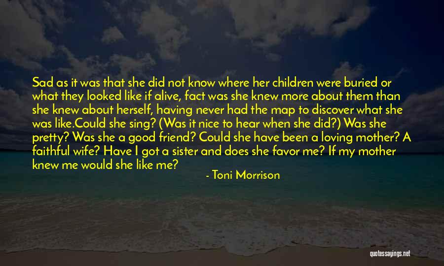 Sister As A Mother Quotes By Toni Morrison