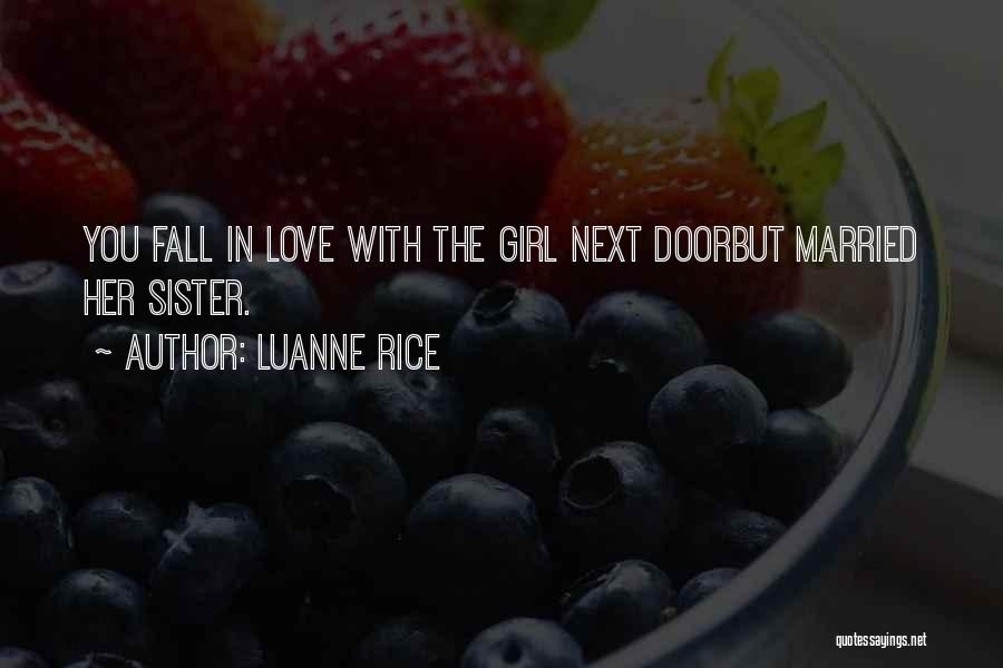Sister Girl Quotes By Luanne Rice