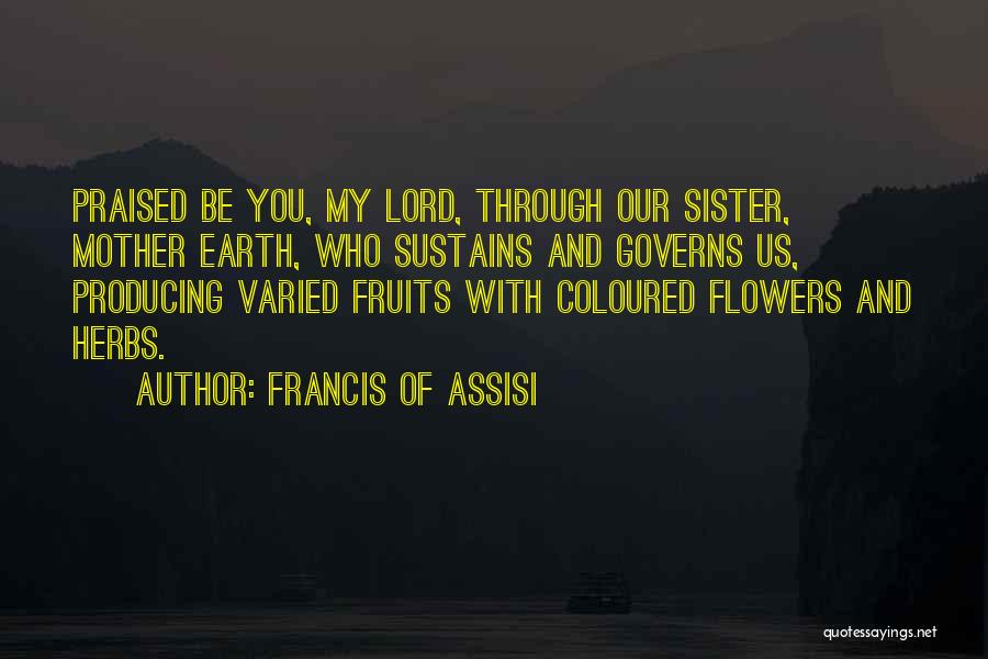 Sister Herbs Quotes By Francis Of Assisi