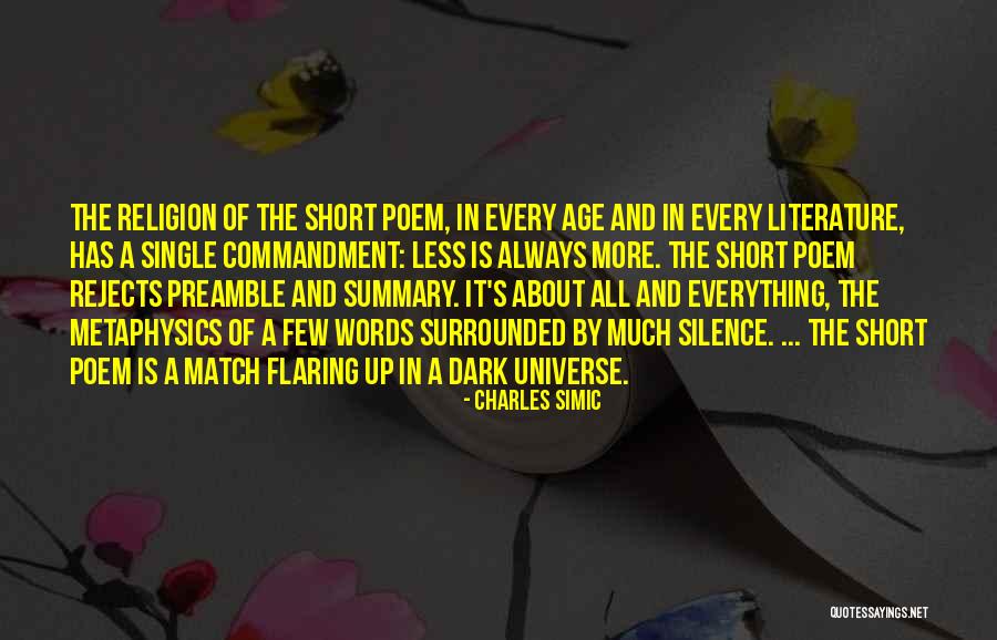 Sister Hermana Quotes By Charles Simic Sister Hermana Quotes By Charles Simic