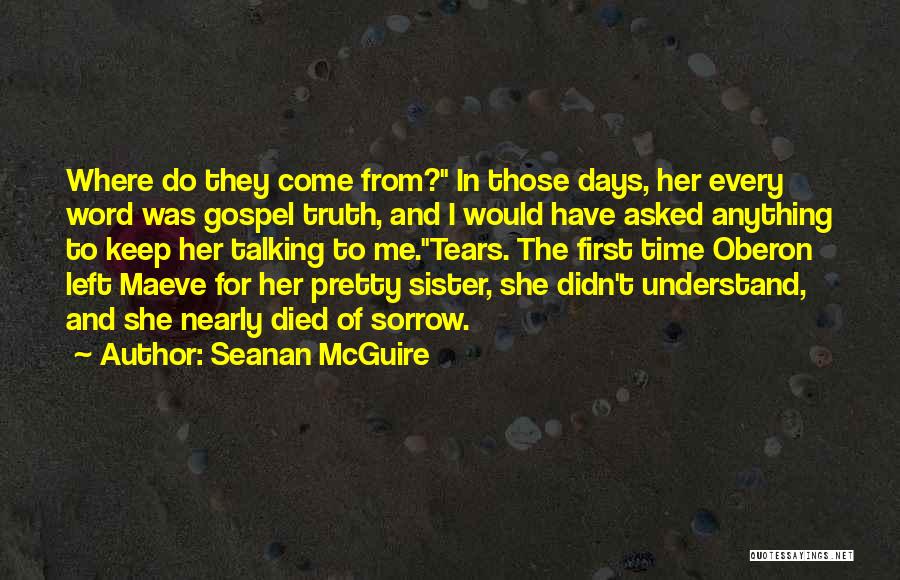 Sister Not Talking To Me Quotes By Seanan McGuire