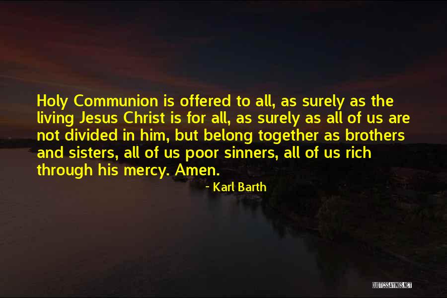 Sisters In Christ Quotes By Karl Barth