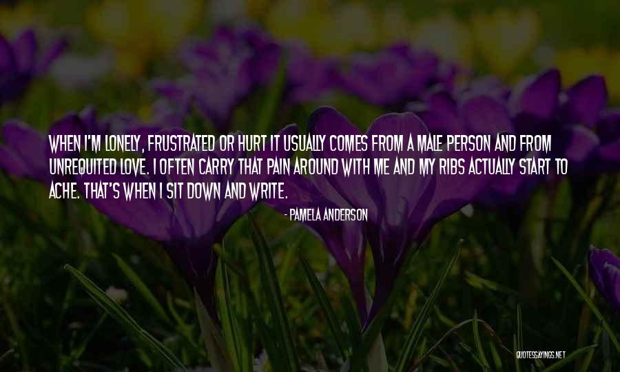 Sit Lonely Quotes By Pamela Anderson Sit Lonely Quotes By Pamela Anderson