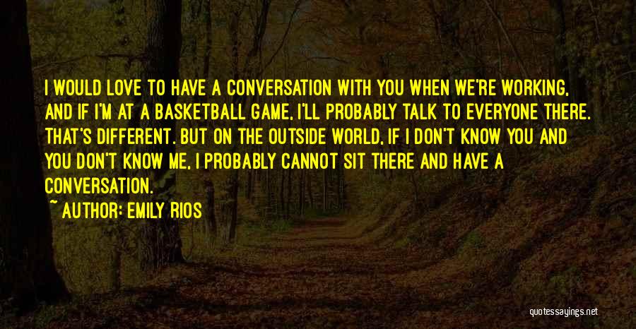 Sit Outside Quotes By Emily Rios