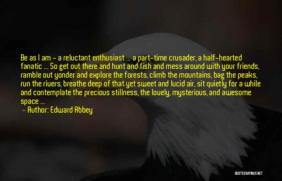 Sit Quietly Quotes By Edward Abbey